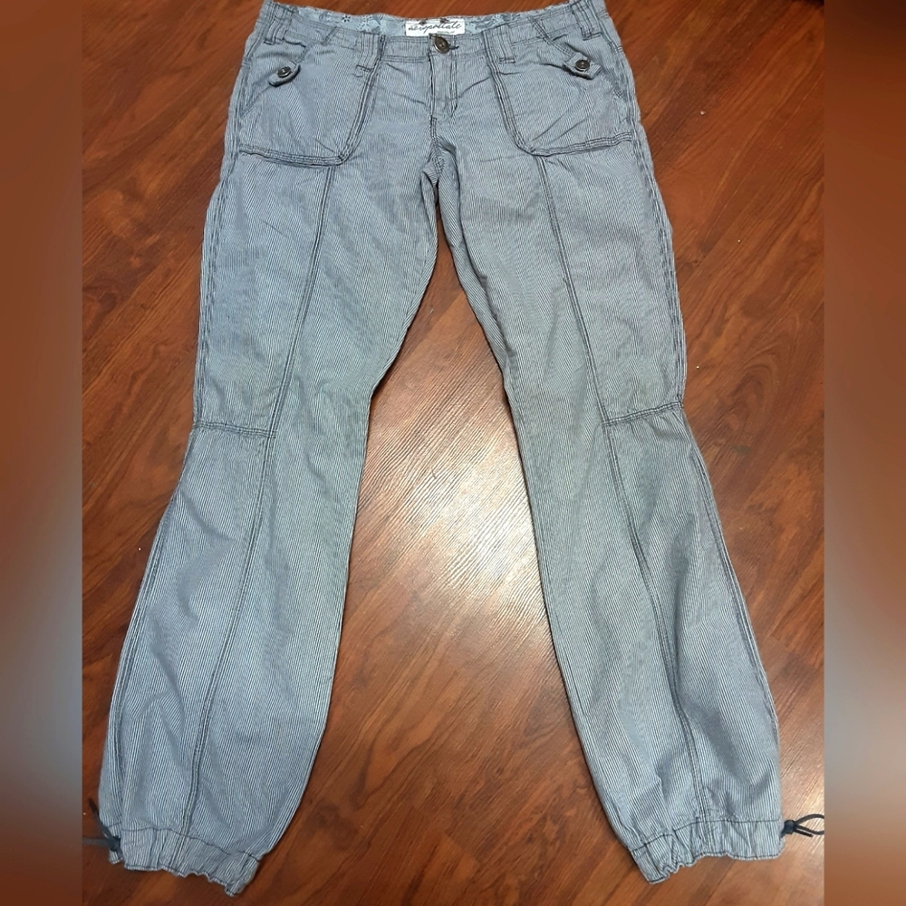 Aeropostle Striped Cargo pants